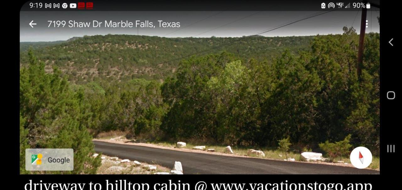 Entire 2Br 2Ba Hilltop View Home Sleeps 7 Pets 4 Acres Jacuzzi Central Ac Kingbeds Free Wifi-Parking Kitchen Washerdryer Starry Terrace Two Sunset Dining Patios Grill Stovetop Oven Fridge Onsitewoodedhiking Wildlife Coveredpatio4Pets & Birds Singing! Marble Falls Dış mekan fotoğraf